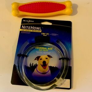 Light up safety collar for dog
